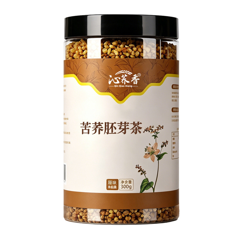 沁荞香黄金苦荞茶原味麦香型罐装