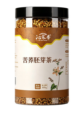沁荞香黄金苦荞茶原味麦香型罐装