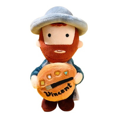 梵高博物馆自画像盲盒挂件