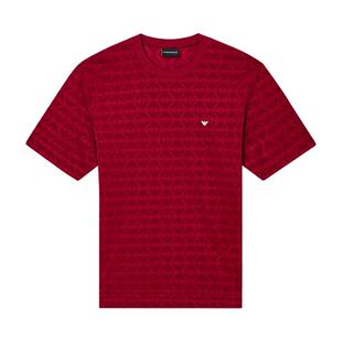 EMPORIO ARMANI/阿玛尼春夏新款马年限定男女情侣圆领短袖印花T恤
