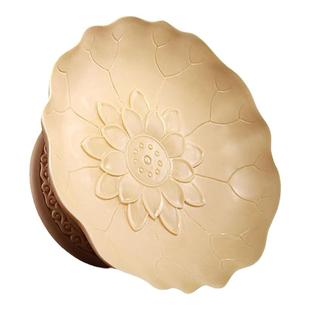 戴玉堂供盘家用供奉陶瓷供果盘佛前水果盘供佛莲花贡盘高脚供品盘