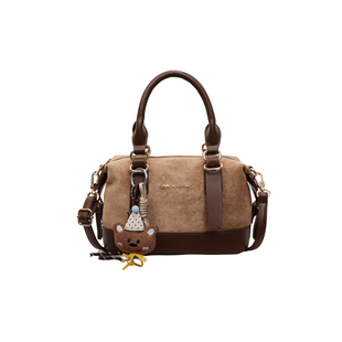 艾米兔女包2026新款日常通勤时尚复古潮流洋气拼色设计手提斜挎包