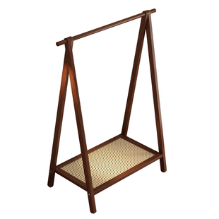 衣帽架落地卧室床尾挂衣架放脱下的衣服置物架入户简易挂包收纳架