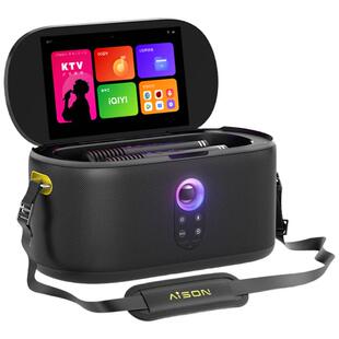 【新年礼物】爱畅AISON户外便携式K50点歌机家庭ktvk歌音响套装