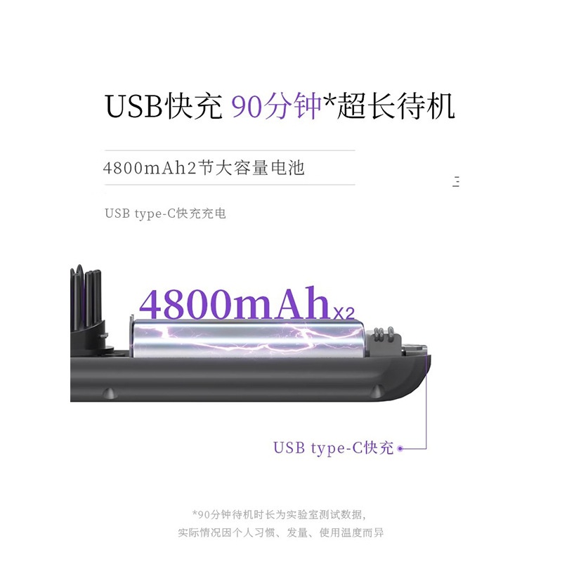 Lowrarouge罗拉无线直发梳子发便携不负离子电夹梳防静电直板伤