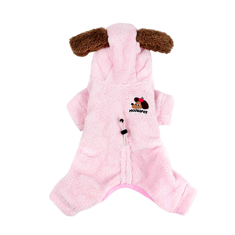 mookipet狗狗猫咪家居服小狗雪纳瑞比熊约克夏小型犬四脚衣服冬装