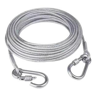 晾衣绳子室外晒被子加粗包塑钢丝绳阳台顶楼专用防风防滑凉晒神器