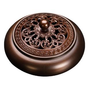 纯铜香炉盘香炉沉香熏香炉家用室内檀香炉茶道香薰炉宣德炉套装