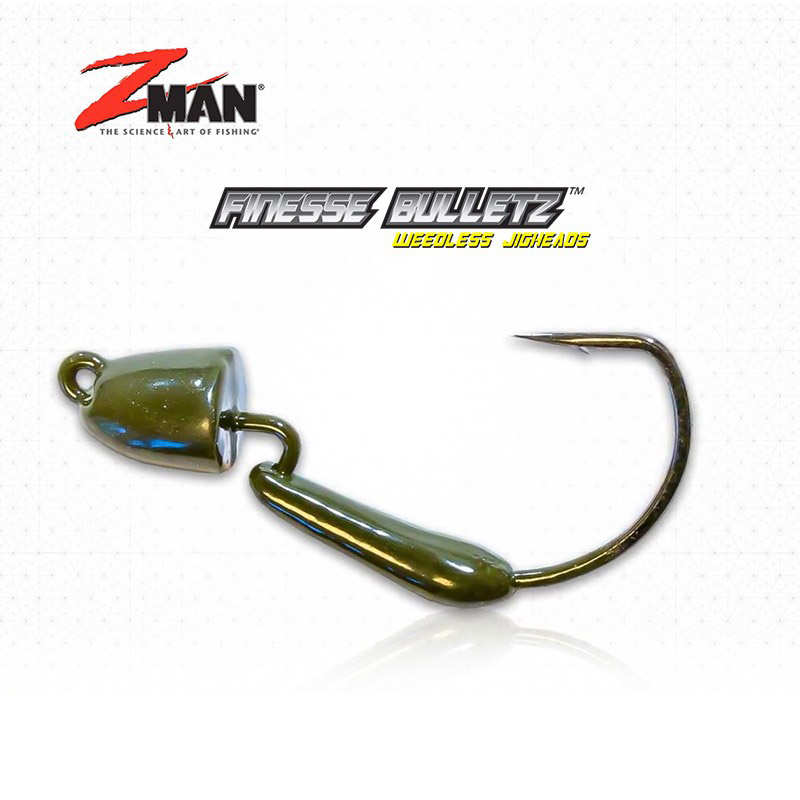 美国ZMAN铅头钩远投防滑软饵路亚曲柄钩德州钓组锋利加强海钓鱼钩