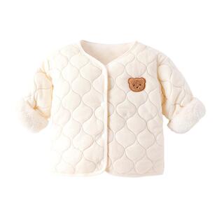 儿童外套春秋冬婴儿1岁3加绒保暖上衣男女童外出冬装棉衣宝宝衣服