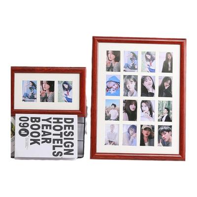 开启式铝合金拍立得16ins格相框