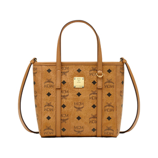 MCM菜篮子托特包经典印花大容量时尚通勤手提购物袋单肩包斜挎包