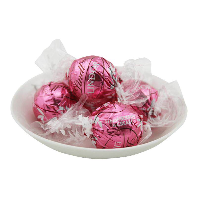 lindt进口软心草莓奶油瑞士莲