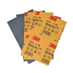 正品3M2000号砂纸 汽车划痕漆面打磨美容1500目抛光水磨砂纸401Q