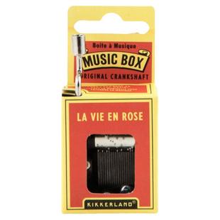 美国 Kikkerland 复古音乐盒 经典歌曲创意浪漫生日礼物发条玩具
