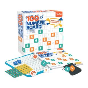 Yaofish磁性多功能百数板蒙氏教具1-100小学儿童数学启蒙益智玩具