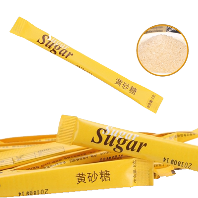 5g赤砂糖黄砂糖条形独立小包装