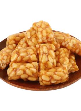 苏州土特产大名手工脆松糖正宗传统脆松条松子松仁粽子糖果零食