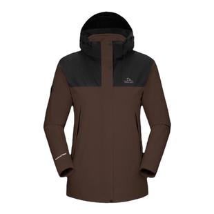 伯希和冲锋衣女三合一防风保暖外套冬季户外加厚可拆卸男款登山服