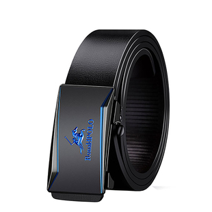 保罗皮带男士真皮自动扣商务高档裤带纯牛皮新款百搭腰带送老公礼