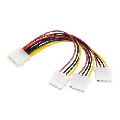 大4pin一分二/三拓展线转接线