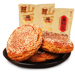 鑫炳记太谷饼山西特产小包装点心糕点2100g小吃手工早餐整箱包邮