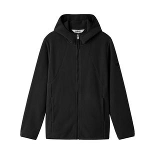 AIGLE艾高男士外套polartec200全拉链抓绒衣户外休闲保暖上衣