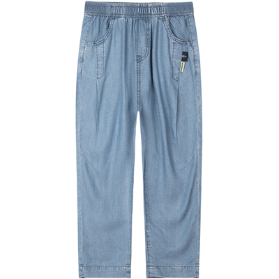 牛仔裤舒适透气莱赛尔暇步士童装