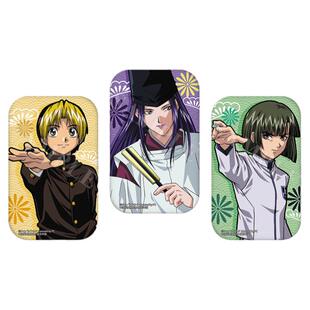 星河动漫 棋魂 和风系列 长形徽章/吧唧  进藤光 塔矢亮 藤原佐为