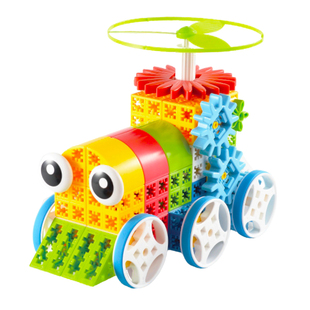 品果大颗粒缤纷积木3D六面拼装益智拼插探索者嘟嘟来了儿童玩具