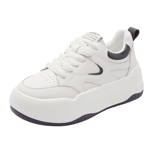 厚底小码小白鞋313233内增高2023新款34码小个子运动休闲鞋女真皮