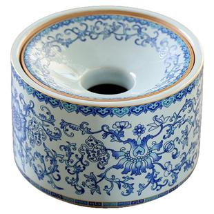 官窑茶渣缸陶瓷家用茶水废水缸办公室茶具配件建水单杯茶洗烟灰缸