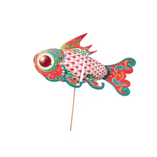 马年过新年春节元宵旺家锦鲤鱼灯手工diy灯笼儿童材料包拍照花灯