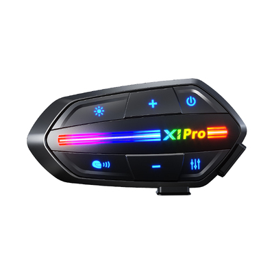 X1头盔蓝牙耳机双人对讲降噪防水