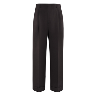 【犀牛褶工艺】CULTUM骑兵斜直筒双褶轻薄好莱坞裤男西裤休闲长裤