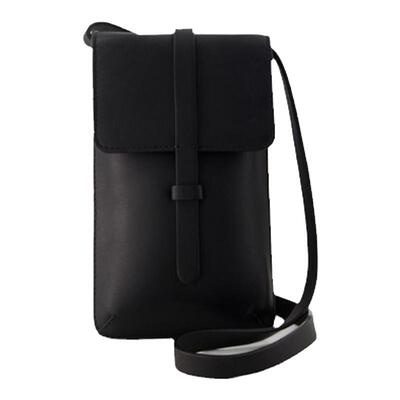 Ines de la Fressange Leonore 皮质肩背包