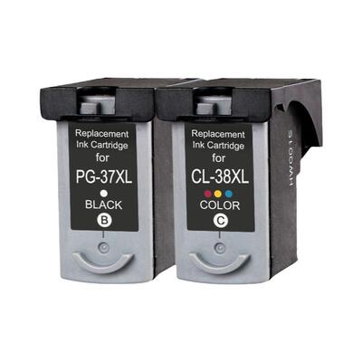 MAG适用佳能PG-37XL CL-38墨盒 ip1800 1900 2500 2600打印机墨盒mp140 190 210 220 470 MX300 310油墨水盒