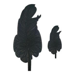 大小号羽毛刺绣布贴衣服补丁贴羽绒服外套裤子裙修补破洞熨烫贴花