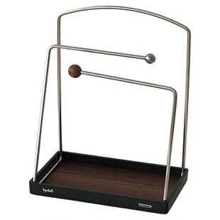 简约复古首饰收纳架桌面首饰挂架不锈钢饰品展示架玄关杂物置物盘