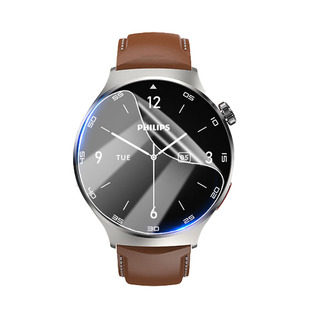 适用PHILIPS飞利浦R10手表贴膜实时翻译智能手表屏幕保护膜1.43英寸会议记录AI手环R10镜面防刮防爆水凝软膜