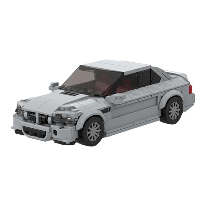 跑车宝马M3模型积木MOC八格车模