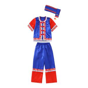 六一纳西族舞蹈儿童演出服