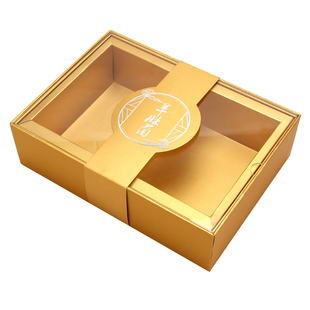 新年名贵礼品羊肚菌包装盒鱼胶松茸燕窝红菇药材礼盒空盒定制logo