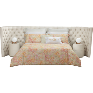 ROYALCOVER/罗卡芙秋冬季加厚全棉贡缎磨毛床单四件套 雷诺阿花园