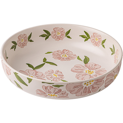 巷子尾〖自带颜值菜碗〗新款8英寸沙拉碗水果碗特色陶瓷大碗深盘