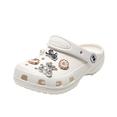 百丽童鞋女童洞洞鞋凉鞋