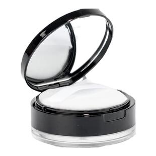 散粉盒粉扑盒子散粉收纳盒弹力网分装空盒定妆蜜粉盒带粉扑便携