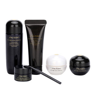 专柜正品 资生堂时光琉璃套装 洁面/柔肤液/日霜/夜霜/眼霜