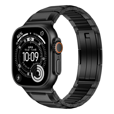 适用iwatch表带金属不锈钢防水