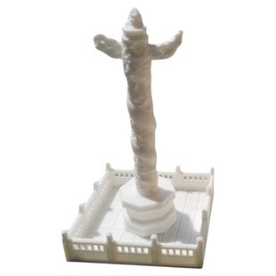 微缩北京故宫天安门华表模型桌面艺术摆件建筑模型DIY桌面摆件